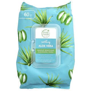 Petal Fresh, 卸妝清潔溼巾，舒緩蘆薈，60 片