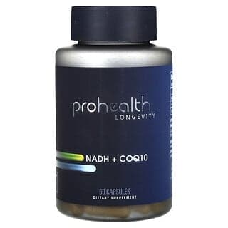 ProHealth Longevity, NADH + 輔酶 Q10，60 粒素食膠囊