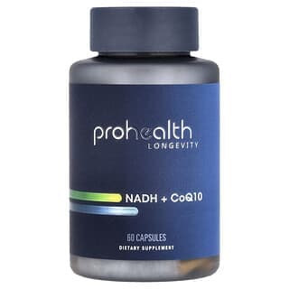 ProHealth Longevity, NADH + 輔酶 Q10，60 粒素食膠囊