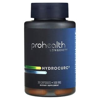 ProHealth Longevity, Hydrocurc®，500 毫克，30 粒膠囊