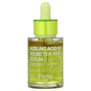 Purito, 壬二酸 10，酒曲茶樹精華，1.01 液量盎司（30 毫升）