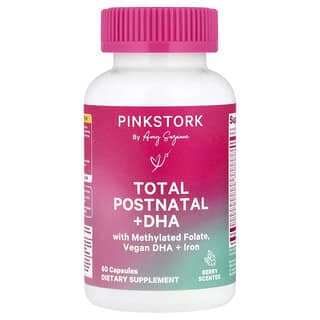 Pink Stork, 綜合產後 + DHA，60 粒膠囊