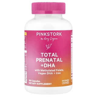 Pink Stork, 全產前 + DHA 配方，180 粒膠囊