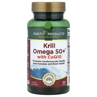 Purity Products, 磷蝦 Omega 50+® 含輔酶 Q10，60 粒軟膠囊