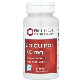 Protocol for Life Balance, 泛醌，100 毫克，60 粒軟膠囊