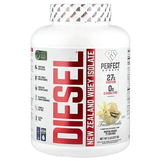 PERFECT Sports, Diesel®,，紐西蘭分離乳清蛋白，法國香草味，5 磅（2.27 千克）