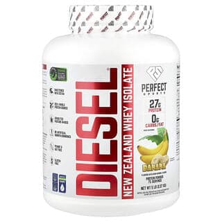 PERFECT Sports, Diesel®，紐西蘭分離乳清蛋白，香蕉味，5 磅（2.27 千克）