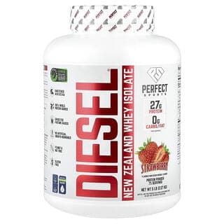 PERFECT Sports, Diesel®，紐西蘭分離乳清蛋白，草莓味，5 磅（2.27 千克）