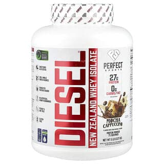 PERFECT Sports, Diesel®，紐西蘭分離乳清蛋白，抹茶卡布奇諾味，5 磅（2.27 千克）