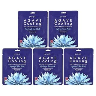 Petitfee, 龍舌蘭清涼水凝膠美容面膜，5 片，每片 1.12 盎司（32 克）