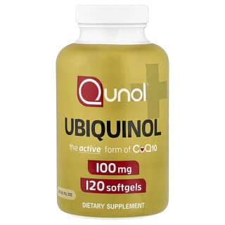 Qunol, 泛醇，100 毫克，120 粒軟膠囊