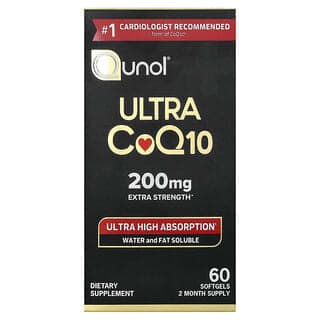 Qunol, 超級輔酶 Q10，特強型，200 毫克，60 粒軟膠囊