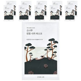 Round Lab, 松樹舒緩積雪草美容面膜，10 片，（27 毫升）