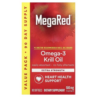 Schiff, MegaRed，優質 Omega-3 磷蝦油，特強型，500 毫克，90 粒軟膠囊