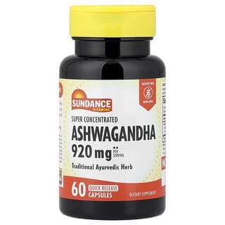 Sundance Vitamins, 超濃縮南非醉茄，920 毫克，60 粒速釋膠囊（每粒膠囊 460 毫克）