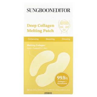 Sungboon Editor, 深層膠原融化貼，3 套，每套 0.016 盎司（0.46 克）