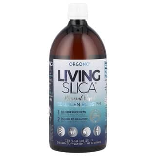 Silicium Laboratories, Orgono® Living Silica®，膠原蛋白加強劑，22.5 毫克，33.8 液量盎司（1 升）