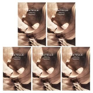 SKIN1004, 馬達加斯加積雪草，益生菌-積雪草滋養美容面膜，5 片，每片 0.74 液量盎司（22 毫升）