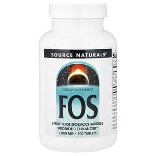 Source Naturals, 低聚果糖，1,000 毫克，100 片