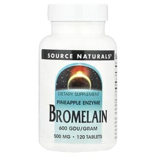 Source Naturals, 菠蘿蛋白酶 600 GDU/克，120 片