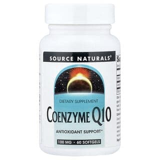 Source Naturals, 輔酶 Q10，100 毫克，60 粒軟膠囊