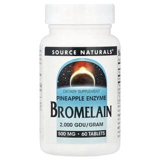 Source Naturals, 菠蘿蛋白酶，500 毫克，60 片
