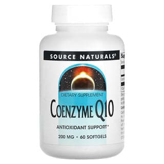 Source Naturals, 輔酶 Q10，200 毫克，60 粒軟凝膠