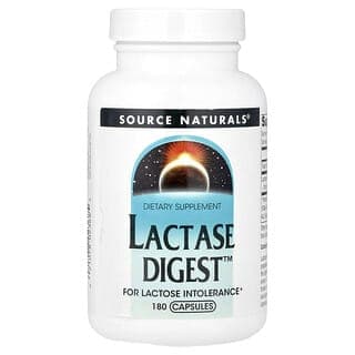 Source Naturals, 乳糖酶消化幫助膠囊，180 粒裝