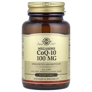 Solgar, Megasorb 輔酶 Q-10，100 毫克，90 粒軟膠囊