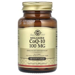 Solgar, 高吸收輔酶 Q-10，100 毫克，60 粒軟凝膠