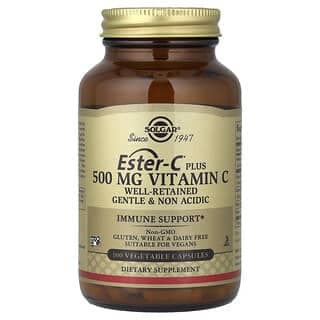 Solgar, Ester-C Plus，維生素 C， 500 毫克，100 粒素食膠囊