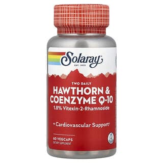 Solaray, 兩日一次，山楂和輔酶 Q-10，60 粒素食膠囊