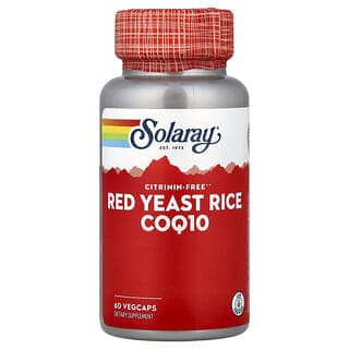 Solaray, 紅麴米輔酶 Q10，60 粒素食膠囊