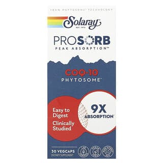 Solaray, 輔酶 Q-10 磷脂複合物，200 毫克，30 粒素食膠囊