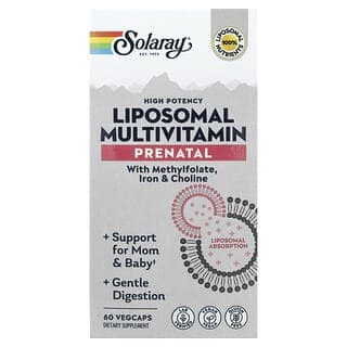 Solaray, High Potency Prenatal Liposomal Multivitamin, 60 VegCaps