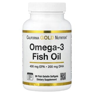 California Gold Nutrition, Omega-3 魚油，Vivomega  甘油三酯，1,000 毫克，90 粒魚軟凝膠
