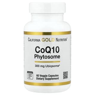 California Gold Nutrition, 輔酶 Q10 磷脂複合物，300 毫克，60 粒素食膠囊