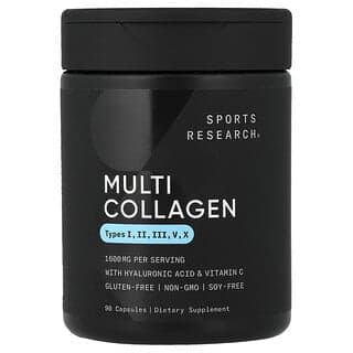 Sports Research, 多膠原蛋白，1,600 毫克，90 粒膠囊