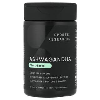 Sports Research, 南非醉茄，60 粒素食軟膠囊