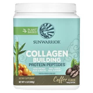Sunwarrior, 生成膠原的蛋白多肽，咖啡味，1.1 磅（500 克）