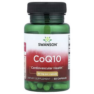 Swanson, 輔酶 Q10，30 毫克，60 粒膠囊