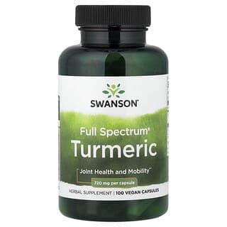 Swanson, Full Spectrum® 姜黃，720 毫克，100 粒素食膠囊
