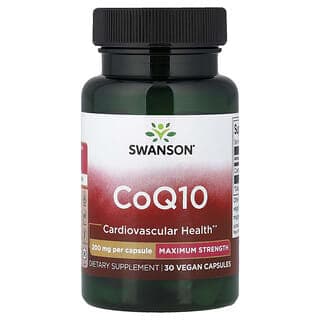 Swanson, CoQ10，200 毫克，30 粒全素膠囊