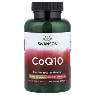 Swanson, CoQ10，200 毫克，90 粒全素膠囊