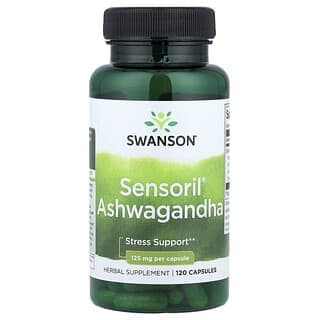 Swanson, Sensoril® 南非醉茄，125 毫克，120 粒膠囊