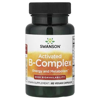 Swanson, 活性 B 復合物，60 粒素食膠囊
