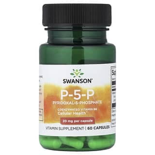 Swanson, P-5-P，20 毫克，60 粒膠囊