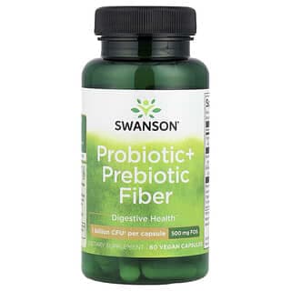 Swanson, 益生菌 + 益生元纖維全素膠囊，60 粒