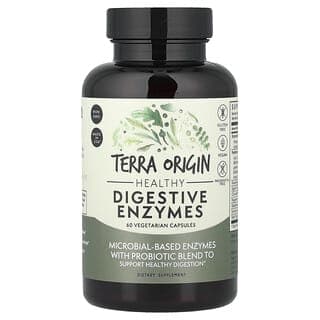 Terra Origin, 消化酶片，60 粒膠囊