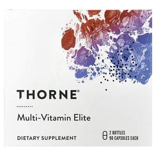 Thorne, 複合維生素精華，早晚使用，2 瓶，每瓶 90 粒膠囊